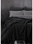 Cocoon Siyah %100 Pamuk King Size Yatak Örtüsü 240 x 260 cm 3