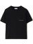Cedar Logo Siyah Pamuklu Kısa Kollu Unisex Çocuk T-Shirt 1