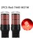 2x Araba 3014 144SMD Canbus T20 7440 W21W LED Ampuller Dönüş Sinyal Lambaları Park Freni Lambası Geri Vites Lambaları Kırmızı (Yurt Dışından) 4