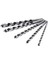 5 Adet 230MM Hex Shank Ekstra Uzun Nokta Büküm Burgu Ahşap Matkap Uçları Seti Ağaç Işleme Büküm Matkap Ucu Araç Seti 6 8 10 12 14MM (Yurt Dışından) 5