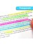1280 Adet Vurgulayıcı Bant, Şeffaf Yapışkan Uzun Sayfa Işaretleyicileri Sekmeleri, Morandi Neon Şeffaf Şeritler Bayraklar Etiketler (Yurt Dışından) 4