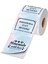 Nakliye Etiketi Yazıcı Sticker Yuvarlak Kare Dıy Logo Tasarımı 2x2 Yıldızlı Gökyüzü -500 Adet (Yurt Dışından) 1