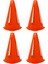 Plastik Koniler - Matkaplar + Alıştırma Için Mini Spor Konileri - Antrenman + Oyunlar Için Esnek Turuncu Kale Konileri - 9 Inç (Yurt Dışından) 1