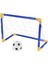 Kapalı Mini Katlanır Futbol Futbol Topu Kale Sonrası Net Set + Pompa Çocuk Spor Açık Ev Oyun Oyuncak Çocuk Doğum Günü Hediyesi Plastik (Yurt Dışından) 1
