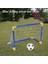 Kapalı Mini Katlanır Futbol Futbol Topu Kale Sonrası Net Set + Pompa Çocuk Spor Açık Ev Oyun Oyuncak Çocuk Doğum Günü Hediyesi Plastik (Yurt Dışından) 2