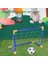 Kapalı Mini Katlanır Futbol Futbol Topu Kale Sonrası Net Set + Pompa Çocuk Spor Açık Ev Oyun Oyuncak Çocuk Doğum Günü Hediyesi Plastik (Yurt Dışından) 3