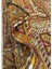 Kortu Etnik El Dokuma Yünlü Turuncu Cicim Kilim 131X166 cm 5