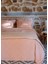Atik Transcented Pembe Pamuklu Dolgulu King Size Yatak Örtüsü 240 x 240 cm 2
