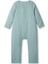 Turkuaz Müslin Uzun Kollu Unisex Çocuk Romper Tulum 2