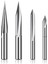 Cnc Freze Uçları Seti 1/4 Şaft, Gravür Ahşap Oyma Freze Ucu 6mm ve 4mm, V-Oluk, Profil Ucu, Tungsten Çelik - 4pcs (Yurt Dışından) 1