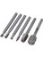 6pcs Hss Döner Çoklu Takım Çapak Yönlendirme Yönlendirici Bit Değirmen Kesici Eki Dremel Için (Yurt Dışından) 1