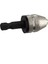 Gümüş + Siyah 6mm Anahtarsız Matkap Ucu Chuck Hızlı Değişim Adaptörü Dönüştürücü Hex Shank (Yurt Dışından) 2