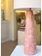 Tall Cone Pembe Traverten Abajur 3