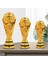 27CM 2022 Katar Dünya Kupası Trophy Tam Altın Kaplama Reçine Bardak Modeli Hatıra Futbol El Sanatları Dekorasyon Hayranları (Yurt Dışından) 2
