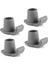 Yürüteç Kayak Glides, 4 Parça Ağır Hizmet Yürüteç Kayar Yürüteç Ayakları Yedek Yürüteç Kayma Kayakları 1 1/8 Inç Tüpler Aracı (Yurt Dışından) 1