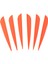 Arrows Vanes Dıy Okçuluk Okları Için 4 Inç Plastik Tüy Fletching 50 Paket (Turuncu) (Yurt Dışından) 2