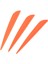 Arrows Vanes Dıy Okçuluk Okları Için 4 Inç Plastik Tüy Fletching 50 Paket (Turuncu) (Yurt Dışından) 4
