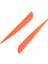 Arrows Vanes Dıy Okçuluk Okları Için 4 Inç Plastik Tüy Fletching 50 Paket (Turuncu) (Yurt Dışından) 5