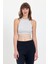 Belden Bağlamalı Fitilli Crop T-Shirt 5