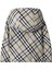 Reversible Check Krem Rengi Pamuk Karışımlı Unisex Çocuk Trençkot 2