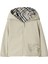 Reversible Check Krem Rengi Pamuk Karışımlı Unisex Çocuk Trençkot 3