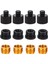 24 Parça Mikrofon Dişi Adaptör Seti Mikrofon Standı Adaptörü 5/8 Dişi - 3/8 Erkek ve 3/8 Dişi - 5/8 Erkek Vida Adaptörü (Yurt Dışından) 4