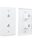 4'lü Paket 2 Portlu Ethernet Duvar Plakası, Cat6 Dişi - Dişi Duvar Jakı RJ45 Sıralı Bağlayıcı Duvar Çıkışı, Beyaz (Yurt Dışından) 5