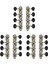 12L12R Mandolin Akort Mandalları Makine Kafaları Dize Akort Mandalları 8 Dizeler Için Mandolin Aletleri Aksesuarı (Yurt Dışından) 1