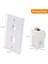 1 Paket 2 Port Ethernet Duvar Plakası, Cat6 Dişi - Dişi Duvar Jakı RJ45 Sıralı Bağlayıcı Duvar Çıkışı, Beyaz (Yurt Dışından) 2