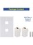 1 Paket 2 Port Ethernet Duvar Plakası, Cat6 Dişi - Dişi Duvar Jakı RJ45 Sıralı Bağlayıcı Duvar Çıkışı, Beyaz (Yurt Dışından) 4