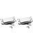 2x Krom Gümüş Mini Lp Gitar Humbucker Mühürlü Pick Up Müzik Onarım Parçaları (Yurt Dışından) 1