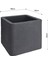 Namook Gri Plastik Taş Tasarım Saksı 39 x 33 cm 2