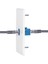 20X Cat6 Ethernet Duvar Plakası Çıkışı 1 Port RJ45 Ağ Dişi - Dişi Duvar Çoğaltıcı Jack Plakası Beyaz ve Mavi (Yurt Dışından) 2