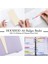 A6 Gradient Makaron Ciltli El Defteri Deri Pu Gevşek Yapraklı Defter Nakit Bütçe Fermuarlı Çanta, Yeşil Pembe (Yurt Dışından) 4