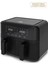 Snacktastic 8180 Duo Çift Hazneli Siyah Airfryer 2x4.5l 1