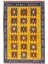 Hevi El Dokuma Sarı Yün Halı 161X237 cm 1