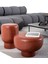 Ozooc Hafifletilmiş Beton Yatay Kırmızı Yan Sehpa 50 cm 4
