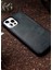 iPhone 15 Pro Max Logo Detaylı Zümrüt Yeşil Deri Kılıf 3