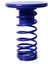 Twist Lacivert Ahşap Tablalı Metal Tabure 1