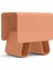 U Stool Pembe Metal Tabure 1