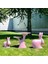 Rabbit Tree Pembe Iki Başlıklı Yan Sehpa 2
