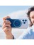 Snapgrip Magsafe Uyumlu 2000 Mah Powerbank Entegre Mavi iPhone Fotoğraf ve Video Çekim Aparatı 4
