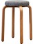 Gri Amerikan Ceviz Tabure 50X34 cm 2