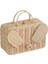 Bunny Bag Rattan Tavşan Kulaklı Pembe Deri Saplı Kız Çocuk Omuz Çantası 1