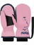 Mitten Çocuk Pembe Kayak Eldiveni 3