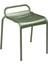 Luxembourg Yeşil Metal Tabure 1