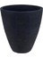 Antrasit Plastik Yivli Saksı 39 x 42 cm 1