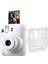Instax Mini 12 Beyaz Fotoğraf Makinesi + Şeffaf Kılıf Seti 1