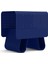 U Stool Lacivert Metal Tabure 1