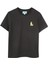 Siyah Logo Baskılı Unisex Çocuk T-Shirt 1